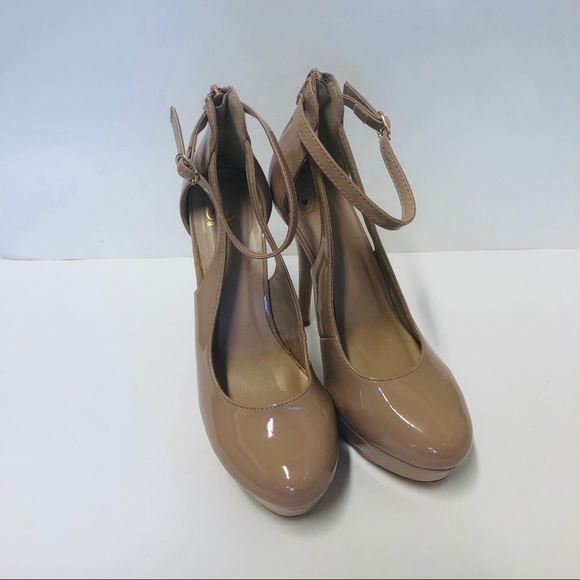 🛍 Nude platform heels w ankle strap - Picture 8 of 8